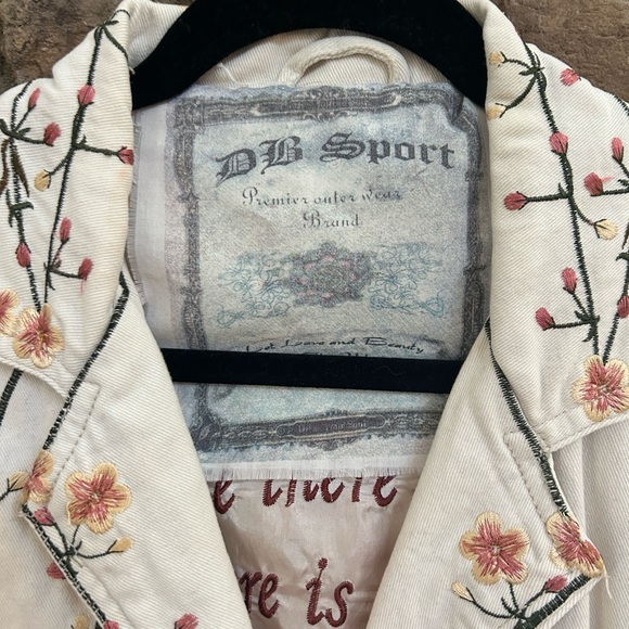 DB Sport Floral Embroidered Jacket - Picture 2 of 16